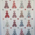 Country Bunnies pieced quilt top